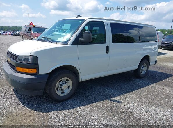1GAWGEFP1L1233531 2020 CHEVROLET EXPRESS Белый Передняя левая четверть