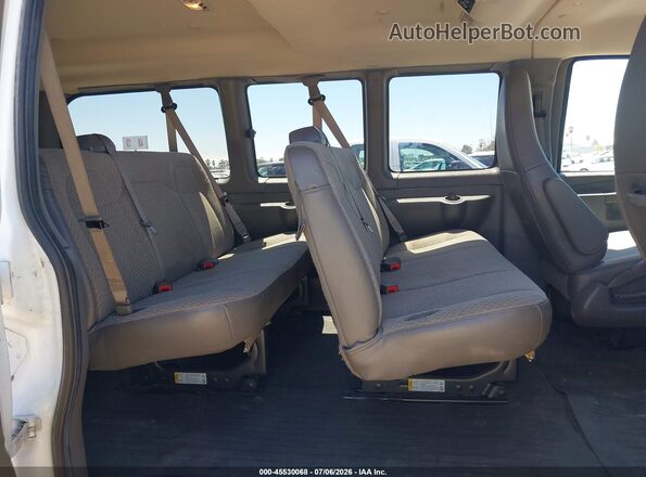 1GAWGEFP9P1108279 2023 CHEVROLET EXPRESS White Вид наклейки з VIN-кодом