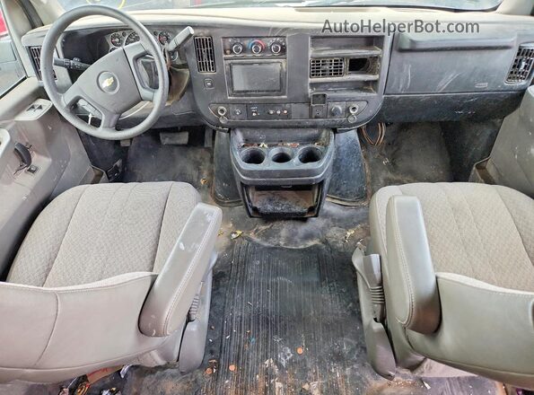 1GAZGLFG4H1132489 2017 CHEVROLET EXPRESS White Vista del salpicadero