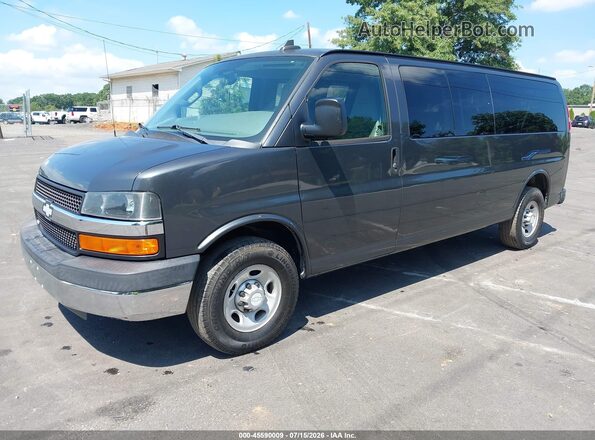 1GAZGNFF6G1253302 2016 CHEVROLET EXPRESS Gray Передня ліва чверть