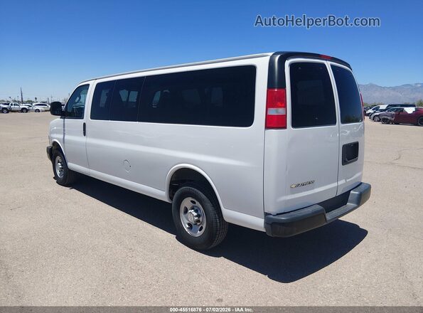 1GAZGNFG0K1323491 2019 CHEVROLET EXPRESS White Trasero izquierdo