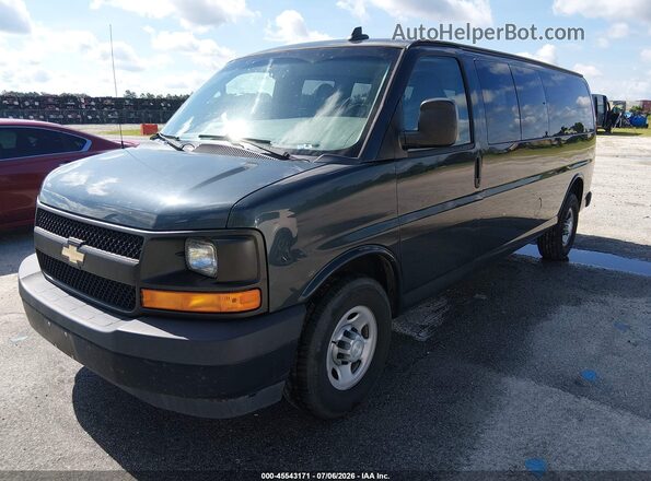 1GAZGNFG2H1268597 2017 CHEVROLET EXPRESS Dark Blue Przód lewy