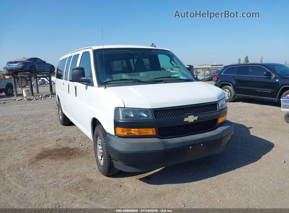 1GAZGNFG2K1328885 2019 CHEVROLET EXPRESS Белый Вид спереди