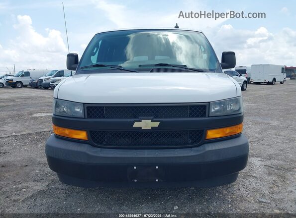 1GAZGNFG2K1334007 2019 CHEVROLET EXPRESS White Вид спереду