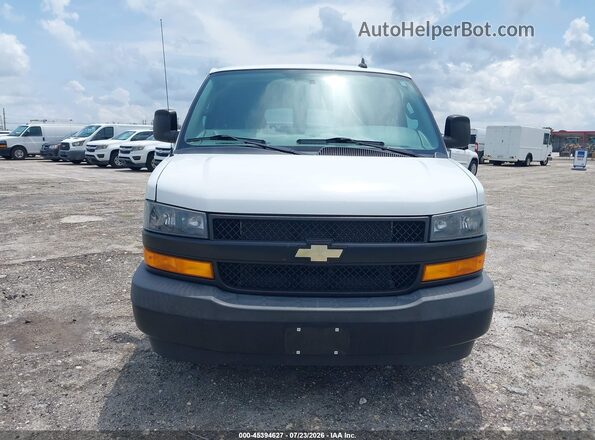 1GAZGNFG2K1334007 2019 CHEVROLET EXPRESS White Вид щитка приладів