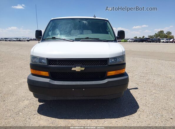1GAZGNFG2L1251517 2020 CHEVROLET EXPRESS Белый Вид щитка приборов