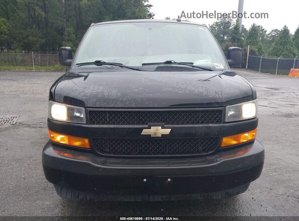1GAZGNFG5K1330730 2019 CHEVROLET EXPRESS Black Սալոնի 360 աստիճան տեսք