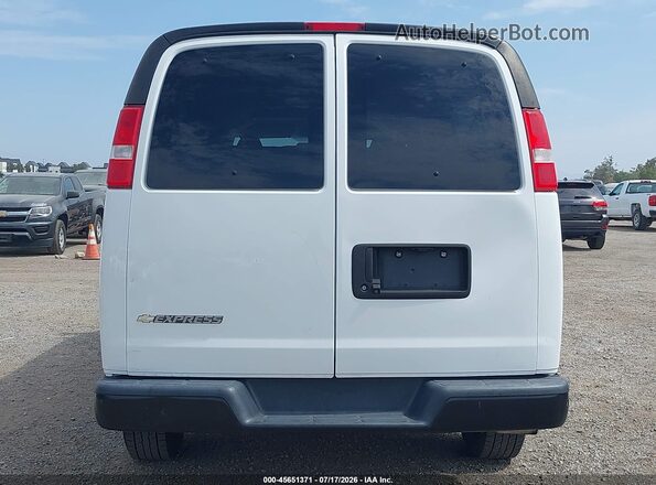 1GAZGNFG6K1355071 2019 CHEVROLET EXPRESS White 