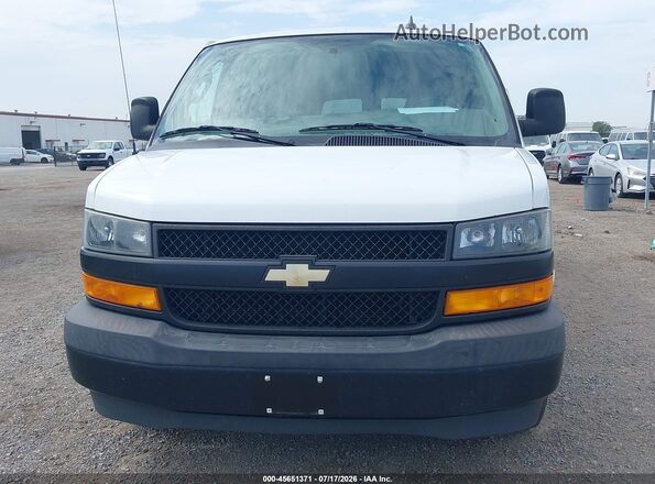 1GAZGNFG6K1355071 2019 CHEVROLET EXPRESS White Instrument cluster view