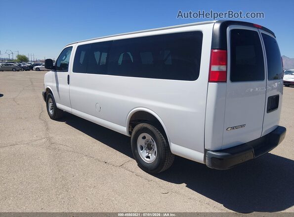 1GAZGNFG9K1290264 2019 CHEVROLET EXPRESS White Rear left