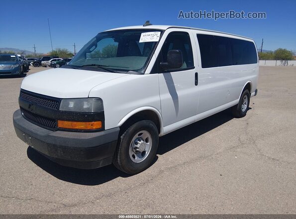 1GAZGNFG9K1290264 2019 CHEVROLET EXPRESS White Front left