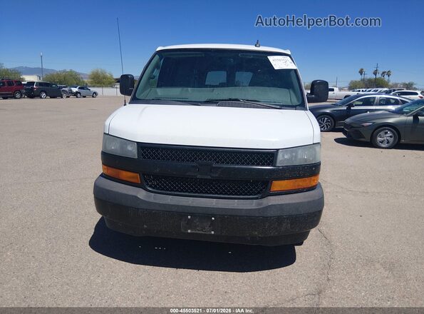 1GAZGNFG9K1290264 2019 CHEVROLET EXPRESS White Rear interior view
