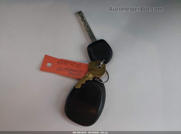 1GAZGNFP2L1252103 2020 CHEVROLET EXPRESS Silver Vista del salpicadero