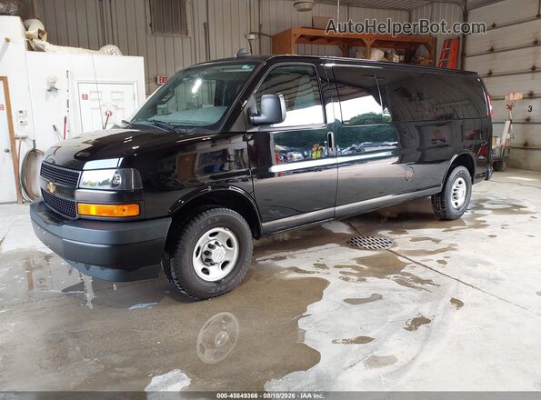 1GAZGNFP2L1256264 2020 CHEVROLET EXPRESS Black Front left