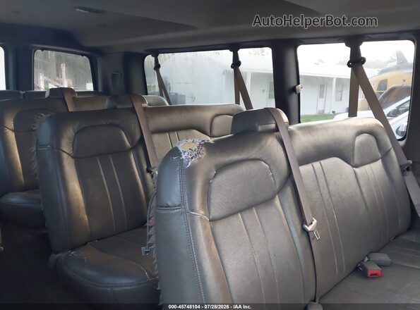 1GAZGNFP3M1154022 2021 CHEVROLET EXPRESS Black Widok naklejki z numerem VIN