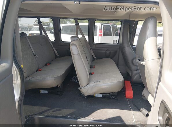 1GAZGNFP4L1256332 2020 CHEVROLET EXPRESS Silver Vista de la etiqueta del VIN