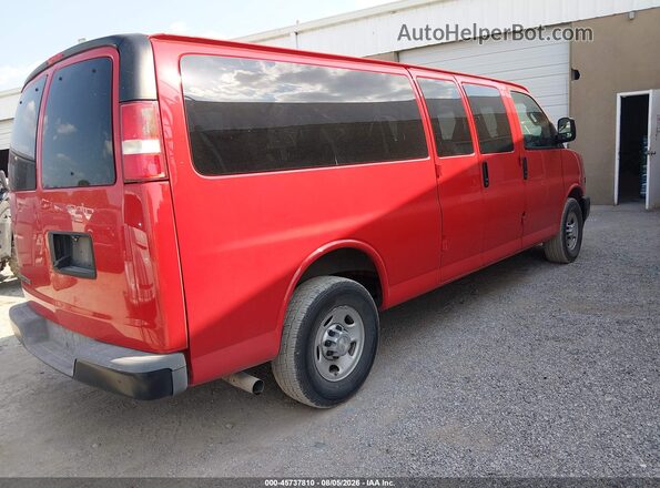 1GAZGNFP4L1256377 2020 CHEVROLET EXPRESS Красный Задняя правая четверть