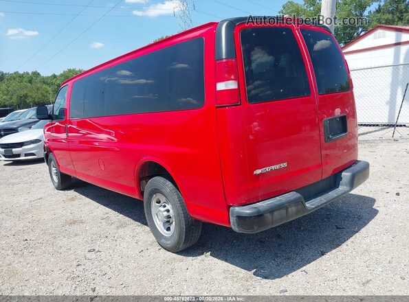 1GAZGNFP5M1152417 2021 CHEVROLET EXPRESS Red Rear left