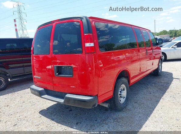 1GAZGNFP5M1152417 2021 CHEVROLET EXPRESS Red Rear right