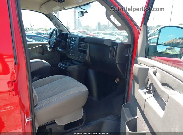 1GAZGNFP5M1152417 2021 CHEVROLET EXPRESS Red Front interior view