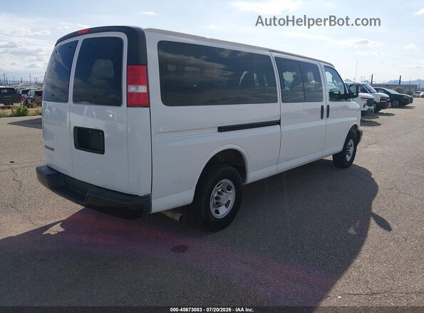 1GAZGNFP6M1153866 2021 CHEVROLET EXPRESS Белый Задняя правая четверть