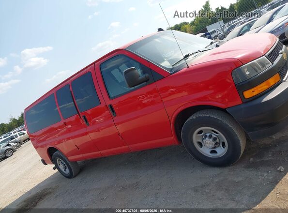 1GAZGNFP8P1111221 2023 CHEVROLET EXPRESS Red Панорамний вид салону 360°