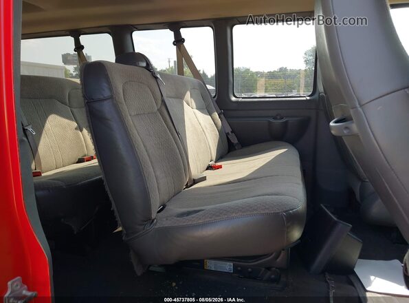 1GAZGNFP8P1111221 2023 CHEVROLET EXPRESS Red Вид наклейки з VIN-кодом