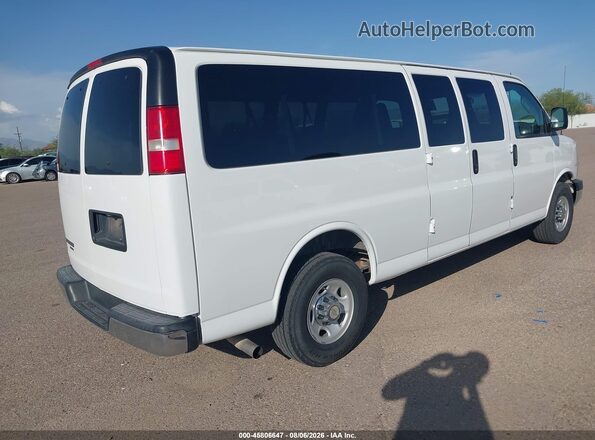 1GAZGPFF1G1253994 2016 CHEVROLET EXPRESS White Trasero derecho