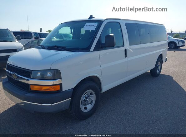 1GAZGPFF1G1253994 2016 CHEVROLET EXPRESS White Vista tres cuartos delantera izquierda
