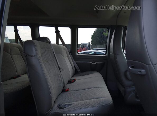1GAZGPFF1H1265547 2017 CHEVROLET EXPRESS Black Вид наклейки з VIN-кодом