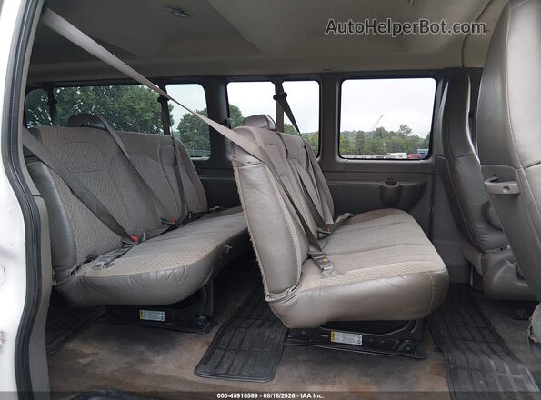 1GAZGPFF3G1316769 2016 CHEVROLET EXPRESS White VIN კოდის სტიკერის ხედი