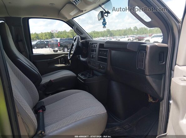 1GAZGPFF4H1273920 2017 CHEVROLET EXPRESS Gray Вид салону спереду