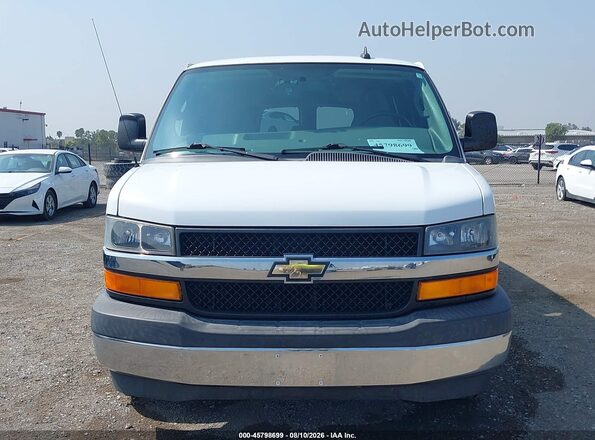 1GAZGPFF6H1273675 2017 CHEVROLET EXPRESS White Սալոնի հետևի տեսք