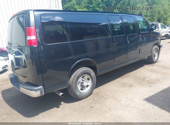 1GAZGPFF8H1266100 2017 CHEVROLET EXPRESS Black Հետևի աջ