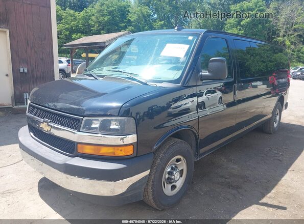 1GAZGPFF8H1266100 2017 CHEVROLET EXPRESS Black Դիմացի տեսք