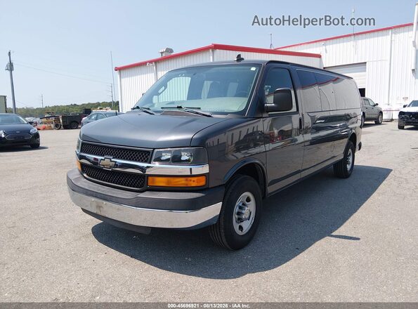 1GAZGPFF9G1253435 2016 CHEVROLET EXPRESS Black Front view