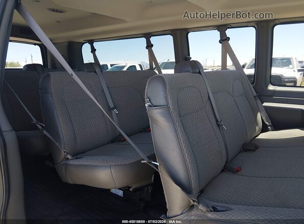 1GAZGPFFXH1301834 2017 CHEVROLET EXPRESS White Widok naklejki z numerem VIN