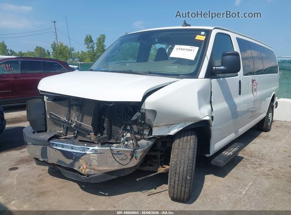 1GAZGPFG0K1283103 2019 CHEVROLET EXPRESS White Передня ліва чверть