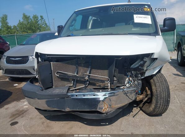 1GAZGPFG0K1283103 2019 CHEVROLET EXPRESS White Вид щитка приладів