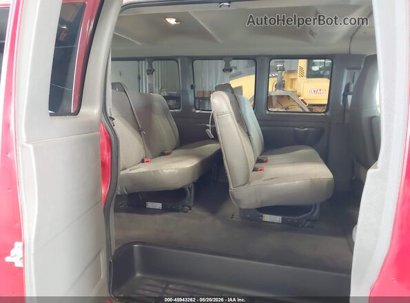 1GAZGPFG1J1299857 2018 CHEVROLET EXPRESS Красный Вид наклейки с VIN-кодом