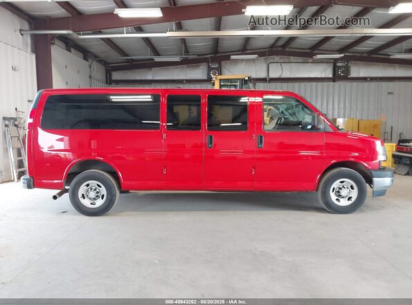 1GAZGPFG1J1299857 2018 CHEVROLET EXPRESS Красный Панорамный вид салона 360°