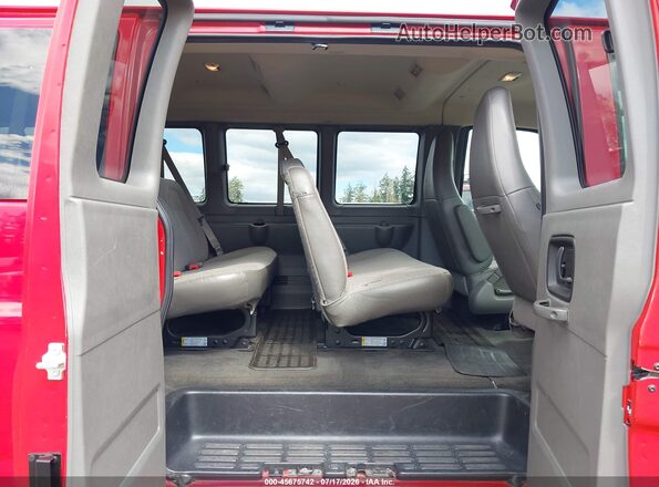 1GAZGPFG2H1109607 2017 CHEVROLET EXPRESS Red Вид наклейки з VIN-кодом