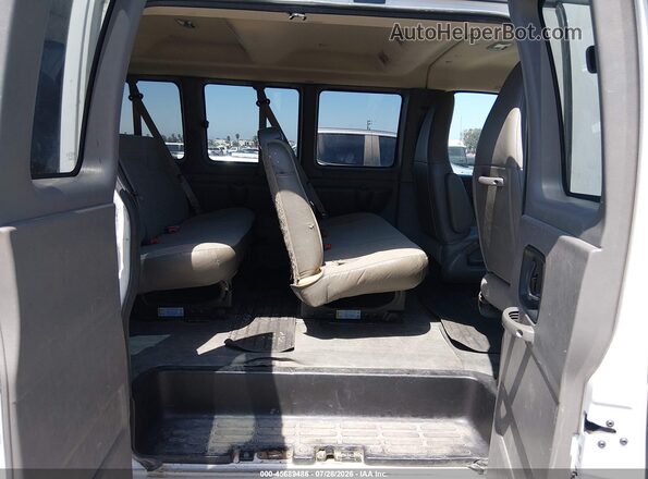 1GAZGPFG3J1300930 2018 CHEVROLET EXPRESS White Вид наклейки з VIN-кодом