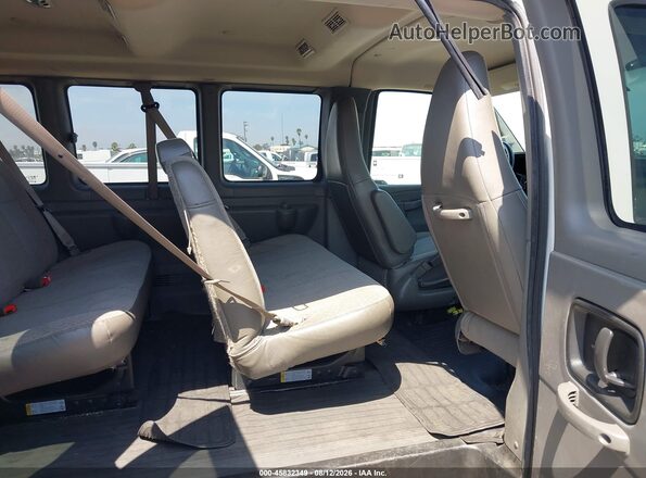 1GAZGPFG3J1301222 2018 CHEVROLET EXPRESS White Вид наклейки з VIN-кодом