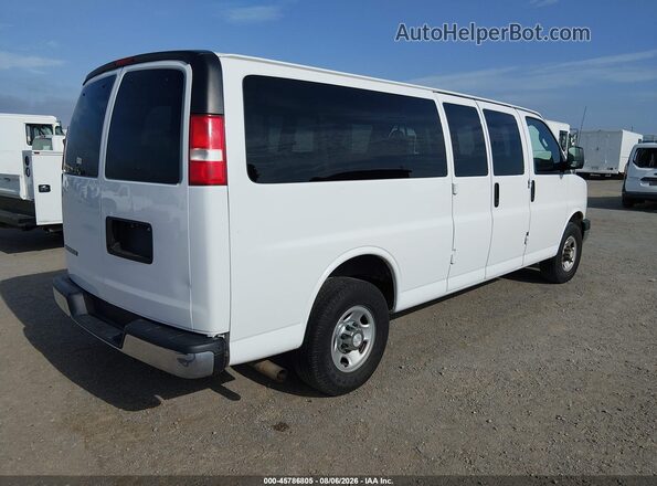 1GAZGPFG4J1301343 2018 CHEVROLET EXPRESS White Trasero derecho
