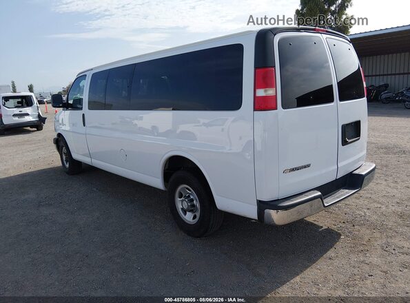 1GAZGPFG4J1301343 2018 CHEVROLET EXPRESS White Trasero izquierdo