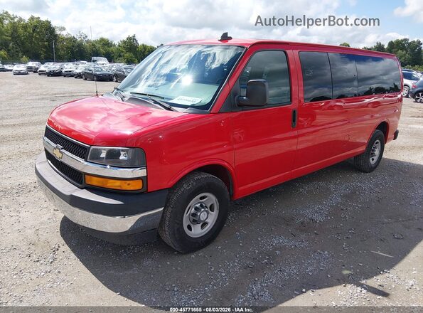 1GAZGPFG5H1266998 2017 CHEVROLET EXPRESS Red Front left