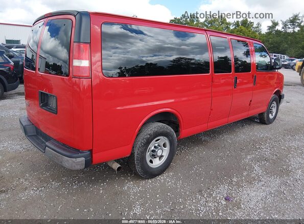 1GAZGPFG5H1266998 2017 CHEVROLET EXPRESS Red Rear right