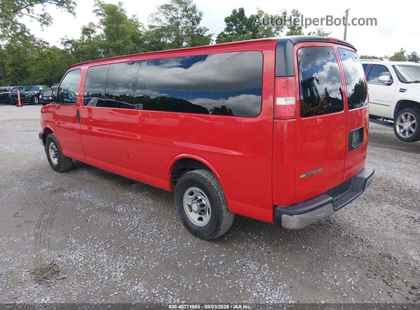 1GAZGPFG5H1266998 2017 CHEVROLET EXPRESS Red Rear left