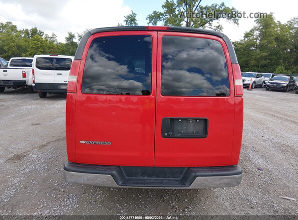 1GAZGPFG5H1266998 2017 CHEVROLET EXPRESS Red 